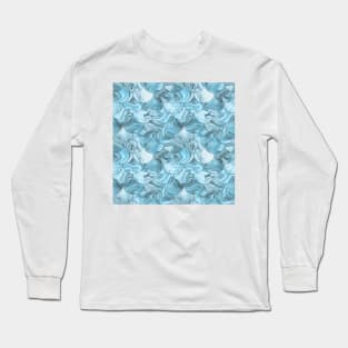 Blue scales Long Sleeve T-Shirt